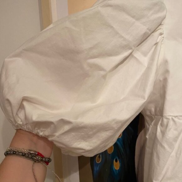 HORSES White Blouse/Top in HORSES TOTE - Picture 3 of 3